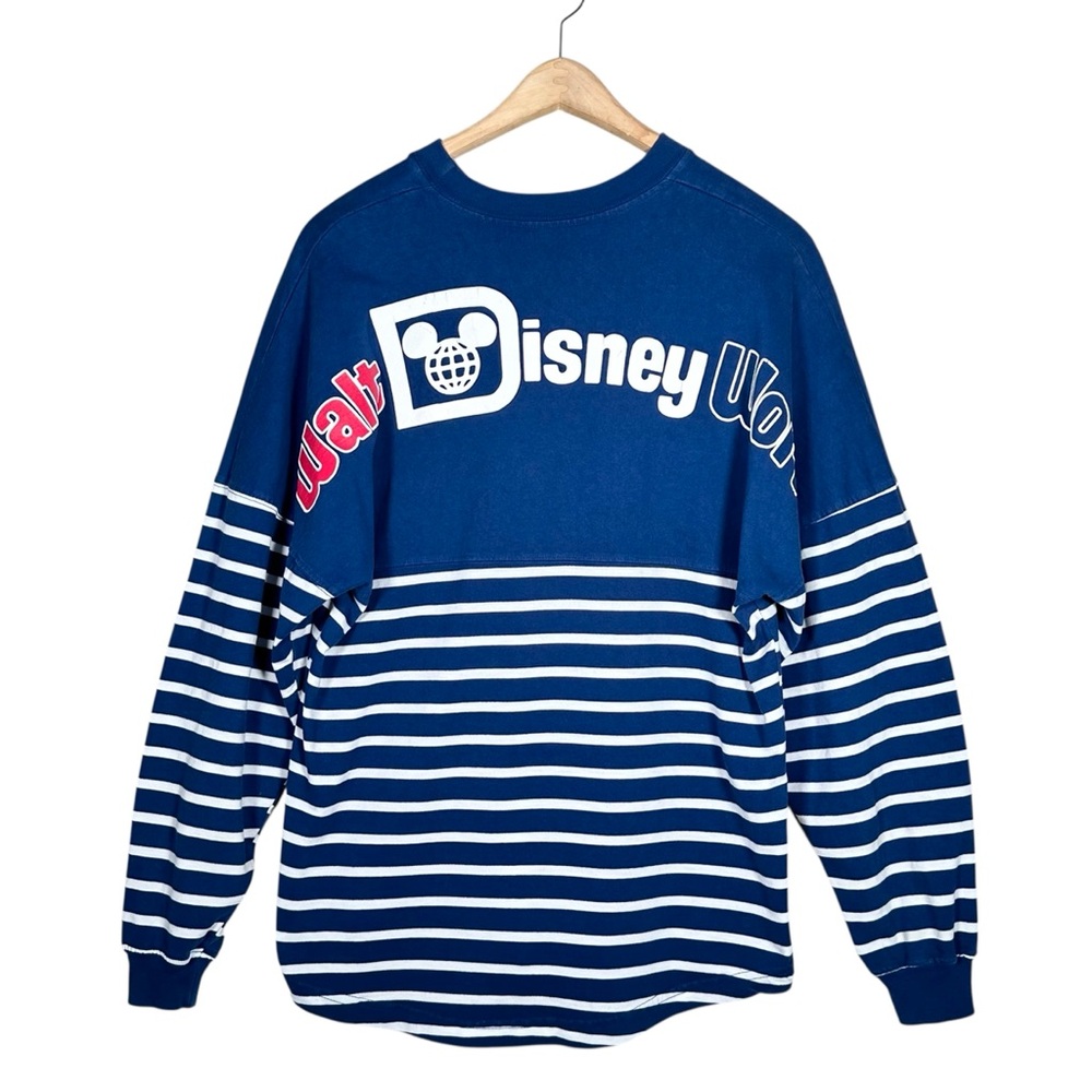 DISNEY PARKS Vintage Walt Disney World Collection Striped Long Sleeve Shirt - Picture 3 of 8